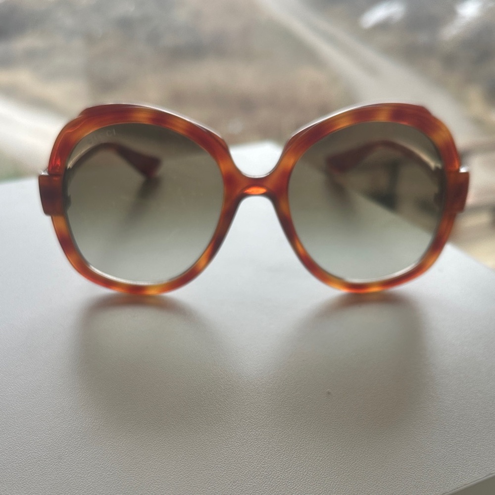 Gucci Orange Tortoise Sunglasses